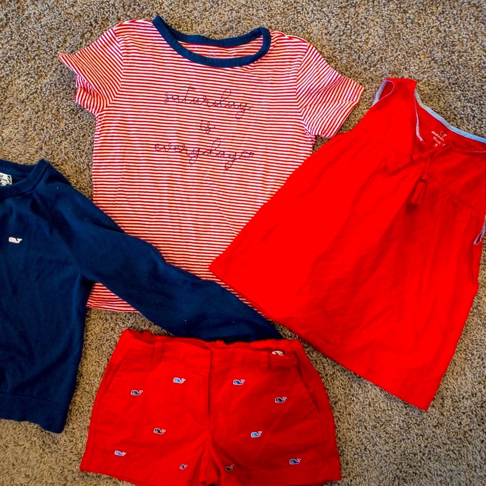 SOLD Vineyard Vines red whale shorts! ❤️ size 12